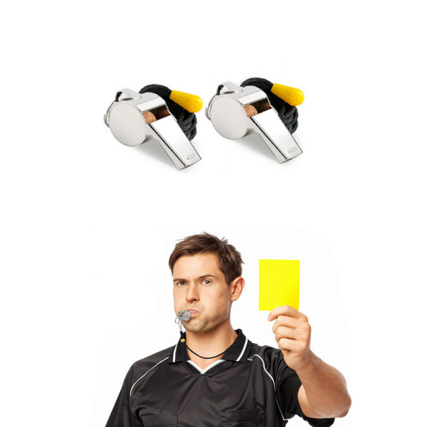 Набір металевих свистків Whistle NE-F-WRM 2 шт для суддів, рефері, тренерів (NE-F-WRM)