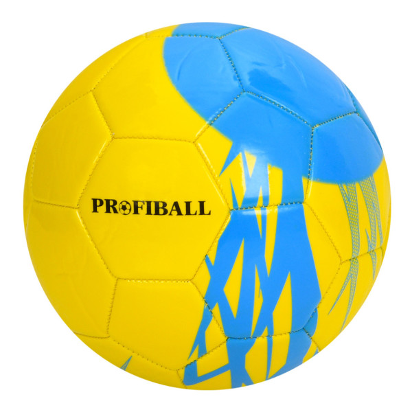 Мяч футбольный MS 4271(Yellow) 21,3 см, ПВХ, размер 5, 350-380 грамм(MS 4271(Yellow))