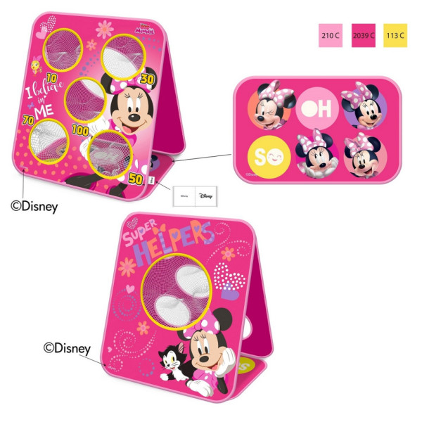 Дитячий ігровий набір мішені "Мінні Маус" Bambi LM1017, 6 мішечків (LM1017)