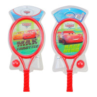 Дитячий ігровий бадмінтон "Тачки" Bambi LR1004 воланчик, м'ячик та 2 ракетки (LR1004)