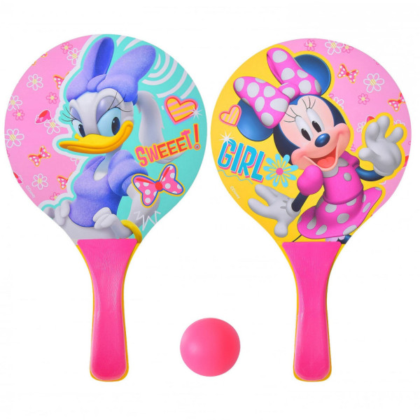 Дитячий настільний теніс "Мінні Маус" Bambi LR1010 м'ячик та 2 ракетки (LR1010)