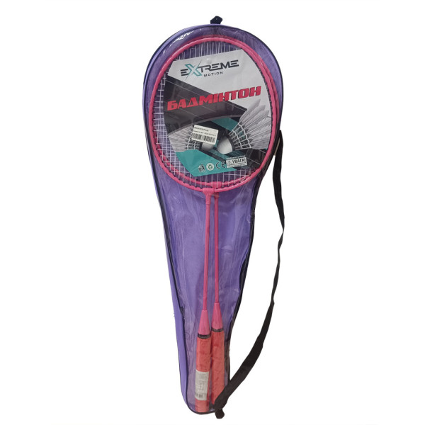 Набір Бадмінтону BD24155-(Pink) 2 ракетки в чохлі, без воланчика (BD24155-(Pink))