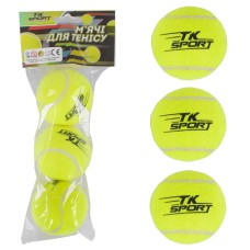 М'ячі для тенісу TK Sport C40194 діаметр 6 см