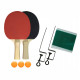 Набір для настільного тенісу VITOR NE-VT-6, 2 ракетки, 3 кульки, сітка (NE-VT-6)