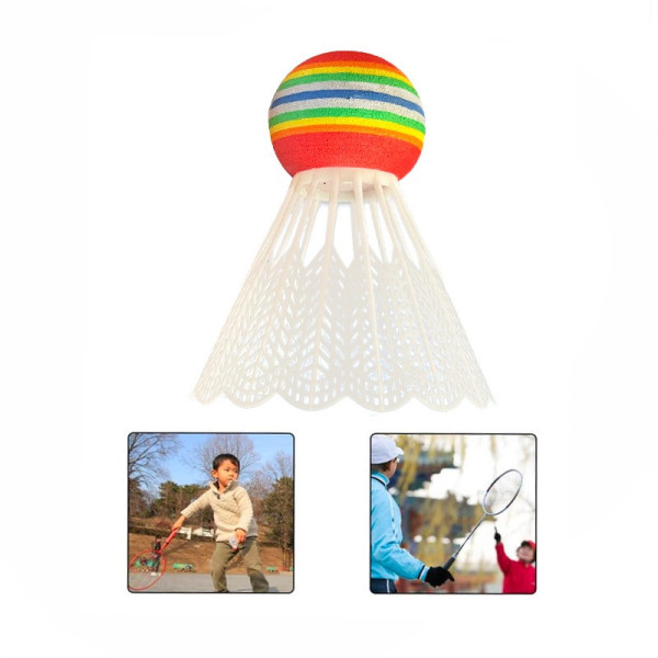 Набір нейлонових воланів для бадмінтону "Badminton Shuttlecocks" NE-BD-003W білий 5 шт (NE-BD-003W)