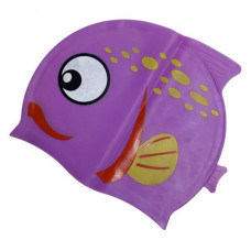 Шапочка для плавання дитяча Fish NE-SW-390-V, фіолетова (NE-SW-390-V)