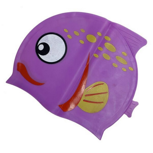 Шапочка для плавання дитяча Fish NE-SW-390-V, фіолетова (NE-SW-390-V)