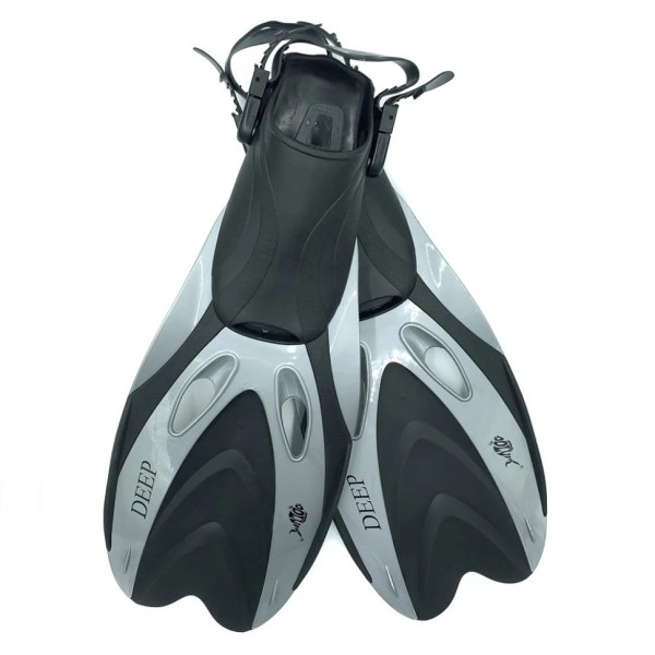 Ласти з відкритою п'ятою DLV Deep NE-66-39-43-GR розмір SM/MD 39-43 сірі (NE-66-39-43-GR)