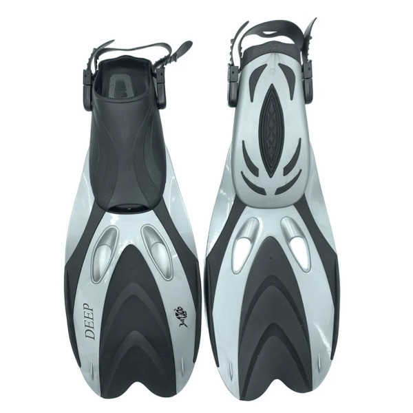 Ласти з відкритою п'ятою DLV Deep NE-66-39-43-GR розмір SM/MD 39-43 сірі (NE-66-39-43-GR)