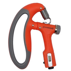 Еспандер кистьовий MS 4218(Orange) регулювання навантаження 10-100 кг, електронний лічильник (MS 4218(Orange))