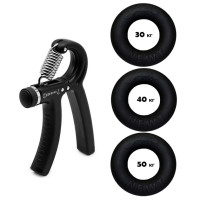 Набір кистьових еспандерів кільце+еспандер ножиці Power Grip Set1 NE-1587-60 (NE-1587-60)