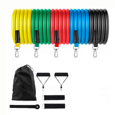 Набір еспандерів трубчастих силових "Power Strength Tube" NE-PW-5 5 шт (NE-PW-5)