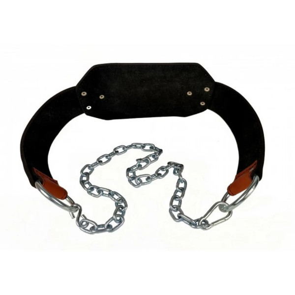 Пояс для обтяжень EasyFit EF-DBC-200-BR шкіра, до 200 кг, коричневий (EF-DBC-200-BR)