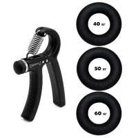 Набір кистьових еспандерів кільце+еспандер ножиці Power Grip Set2 NE-1588-60 (NE-1588-60)