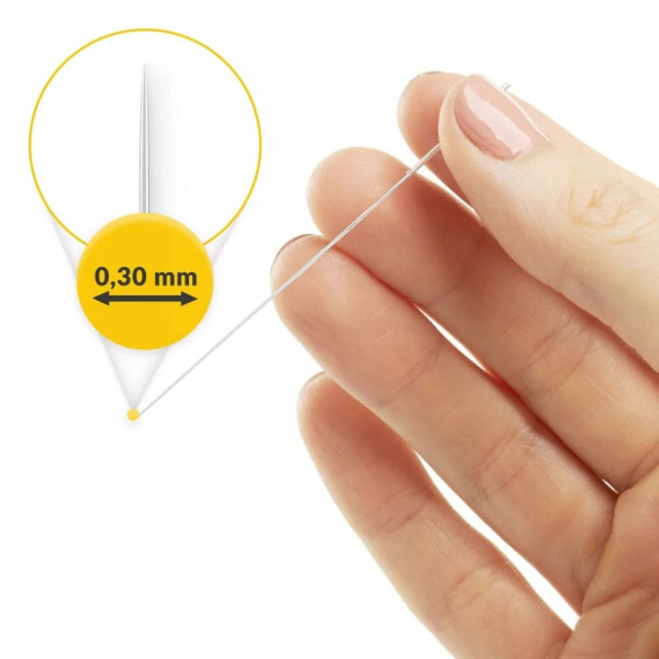 Голки акупунктурні 4FIZJO P-5905973405102 з направляючою, 0,3х100 мм, 100 шт (P-5905973405102)