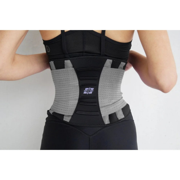 Пояс-корсет для підтримки спини "Waist Shaper" Power System 6031GR-3 Grey, S/M (6031GR-3)
