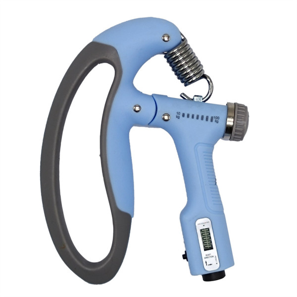 Еспандер кистьовий MS 4218(Blue) регулювання навантаження 10-100 кг, електронний лічильник (MS 4218(Blue))
