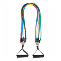 Набір еспандерів трубчастих силових Power Strength Tube NE-PW-4, 5 шт (NE-PW-4)