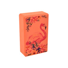 Блок для йоги "Фламінго" MS 0858-13(Orange) EVA 23 х 15 х 7,5 см (MS 0858-13(Orange))