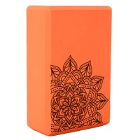 Блок для йоги і розтяжки MS 0858-5 з малюнком