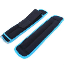 Обважнювачі неопренові NE-LG-WR-B15, 2 шт по 1,5 кг, чорно-бірюзові (NE-LG-WR-B15)