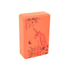Блок для йоги "Єдиноріг" MS 0858-14(Orange) EVA 23 х 15 х 7,5 см (MS 0858-14(Orange))