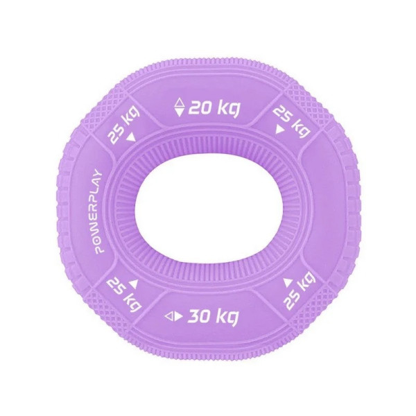 Еспандер кистьовий PP-4331 Hand Grip Medium PowerPlay PP_4331_Purple_(20-25-30) силіконовий (PP_4331_Purple_(20-25-30))