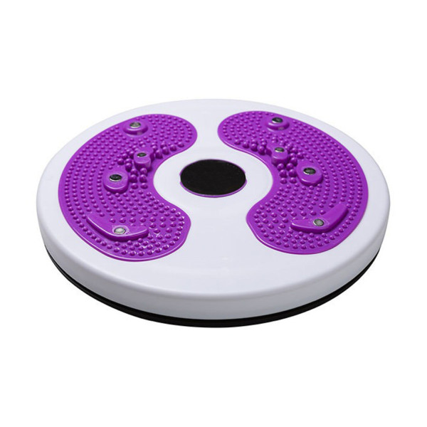 Диск масажний для схуднення "Здоров`я" FitGo NE-F-145 біло-фіолетовий (NE-F-145)