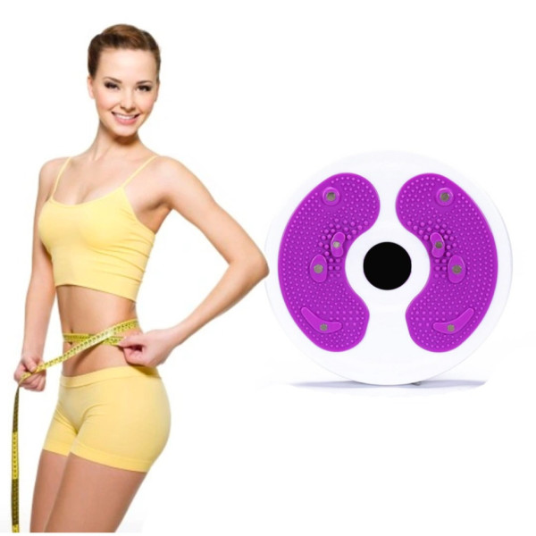 Диск масажний для схуднення "Здоров`я" FitGo NE-F-145 біло-фіолетовий (NE-F-145)