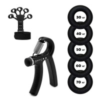 Набір кистьових еспандерів кільце+еспандер, ножиці Power Grip Set NE-1589-WR15 (NE-1589-WR15)