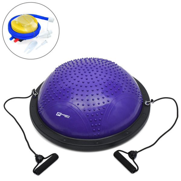 Балансувальна платформа з еспандером MS 2609-7 діаметр 60 см (MS 2609-7)