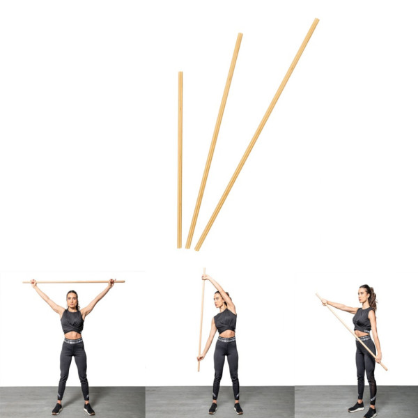 Гімнастична палиця (бодібар) Wood Bar NE-GM-001-140, 140 см (NE-GM-001-140)