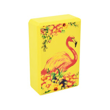 Блок для йоги "Фламінго" MS 0858-13(Yellow) EVA 23 х 15 х 7,5 см (MS 0858-13(Yellow))