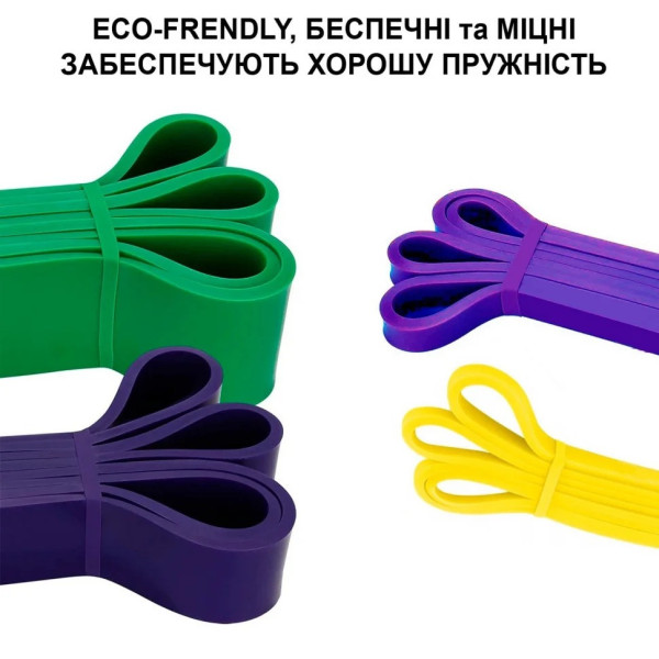Гумові петлі для тренувань "Pro Loop Bands" NE-SET-452 4шт (NE-SET-452)