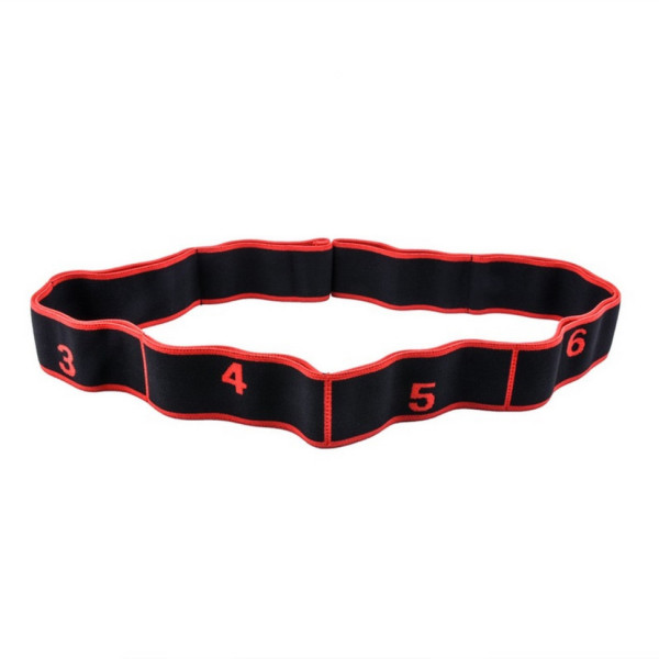 Еспандер гумова-стрічка Elastiband BJOY NE-ELASTI-2R, червоно-чорна (NE-ELASTI-2R)