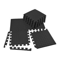 Мат-пазл "Ластівчин хвіст" EasyFit EF-1950-30-BK 8 шт, 30х30 см, чорний (EF-1950-30-BK)