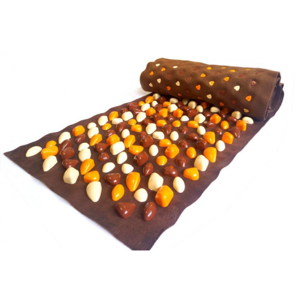 Массажный коврик с камушками DECO - Lamor AD-1280 бежево-коричневый