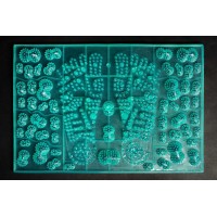 Килимок масажний для стоп JOY MS-1300-1 бірюзовий