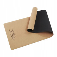 Спортивний килимок для йоги та фітнесу Cork 4FIZJO 4FJ0590, 183x61x0,4 см (4FJ0590)