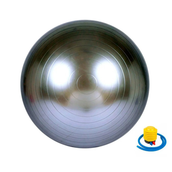 М'яч для фітнесу HMS 487-626-2G, з насосом, 75 см (487-626-2-G)