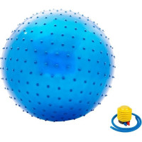 М'яч для фітнесу (фітбол) масажний "HMS" NE-MAS-65-B синій 65 см (NE-MAS-65-B)