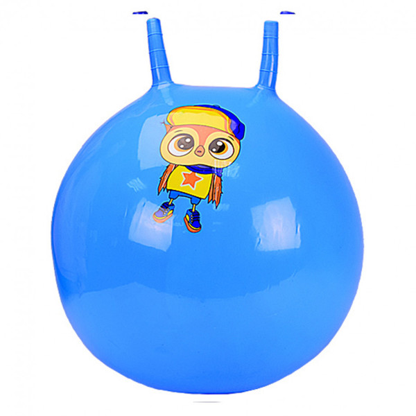 М'яч для фітнесу CB4501 з ріжками  Світло-синій (CB4501(Light-Blue))