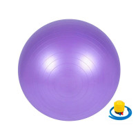 М'яч для фітнесу 487-626-2-V з насосом, 75 см (487-626-2-V)