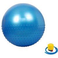 М'яч для фітнесу (фітбол) напівмасажний "HMS" NE-HAS27-65-B синій 65 см (NE-HAS27-65-B)