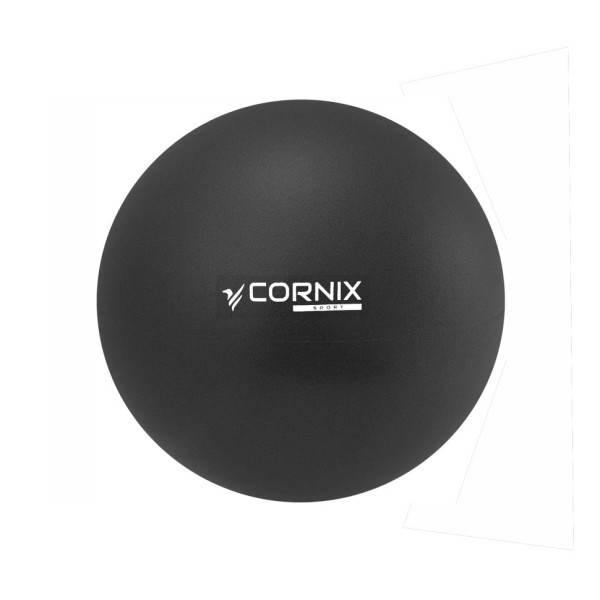 М'яч для йоги MiniGYMball Cornix XR-0371, 22 см, чорний (XR-0371)