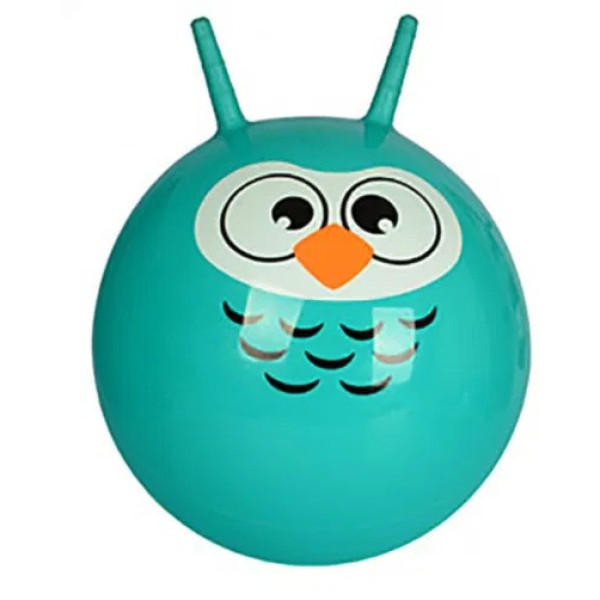 Дитячий м'яч для фітнесу. Фітбол MS 0483-2 з ріжками