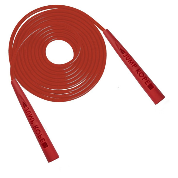 Скакалка регульована для фітнесу, кросфіту, боксу Jump NE-LG-3567R, червона (NE-LG-3567R)