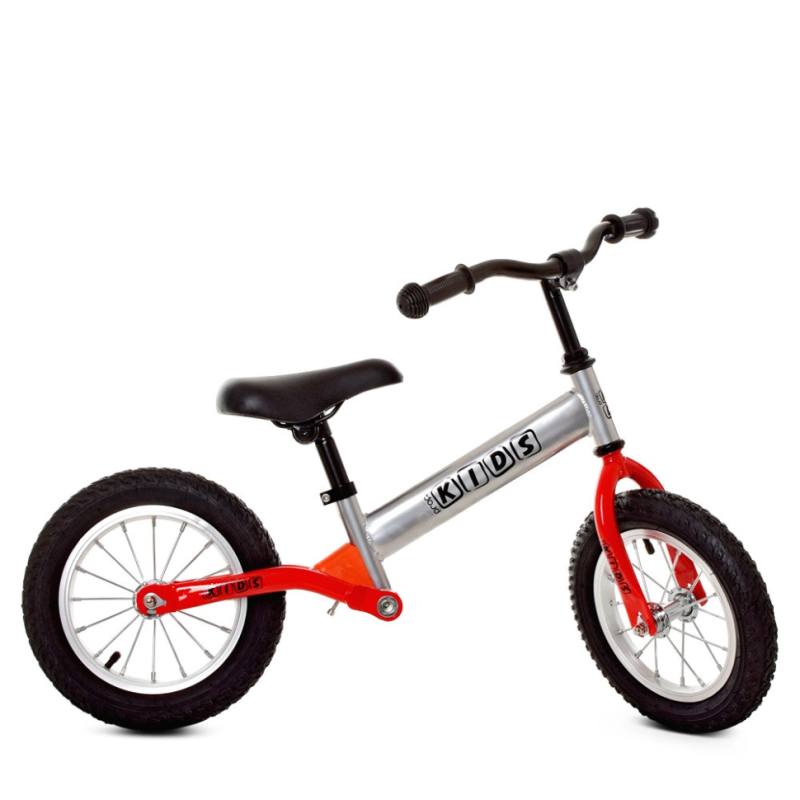 Біговел дитячий Profi Kids М 5463A-6 Сіро-червоний, 12 дюймів Біговел дитячий Profi Kids М 5463A-6 Сіро-червоний, 12 дюймів