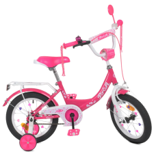 Велосипед детский PROF1 Y1213 12 дюймов, малиновый