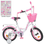 Велосипед дитячий PROF1 Y1425-1 14 дюймів, рожевий